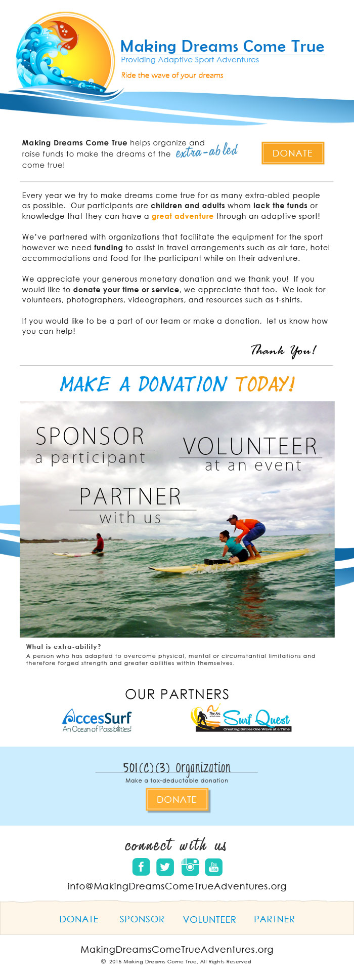 MDCT Donation Email Blast